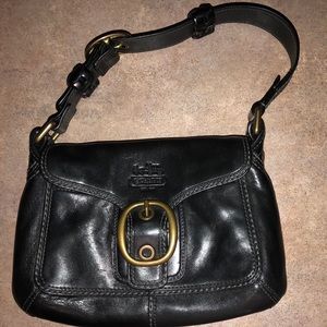 Small black Coach purse
